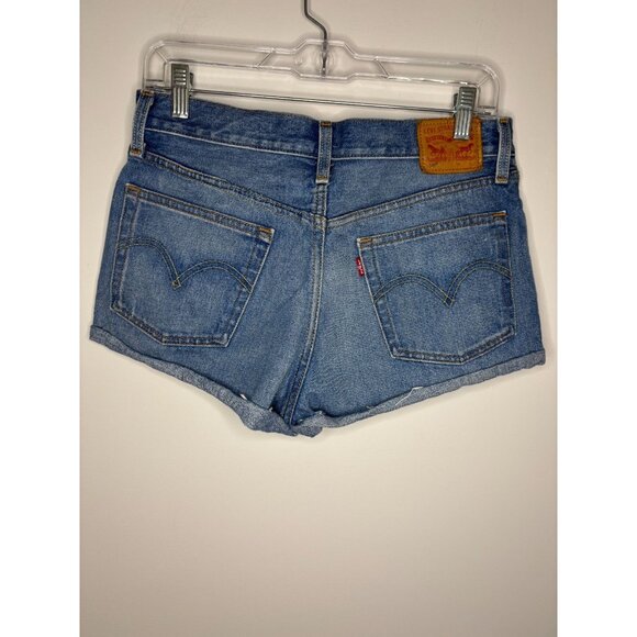 LEVI'S 501 Shorts Womens 27 Button Fly 5-Pocket Daisy Dukes Summer Short Shorts - Picture 2 of 9